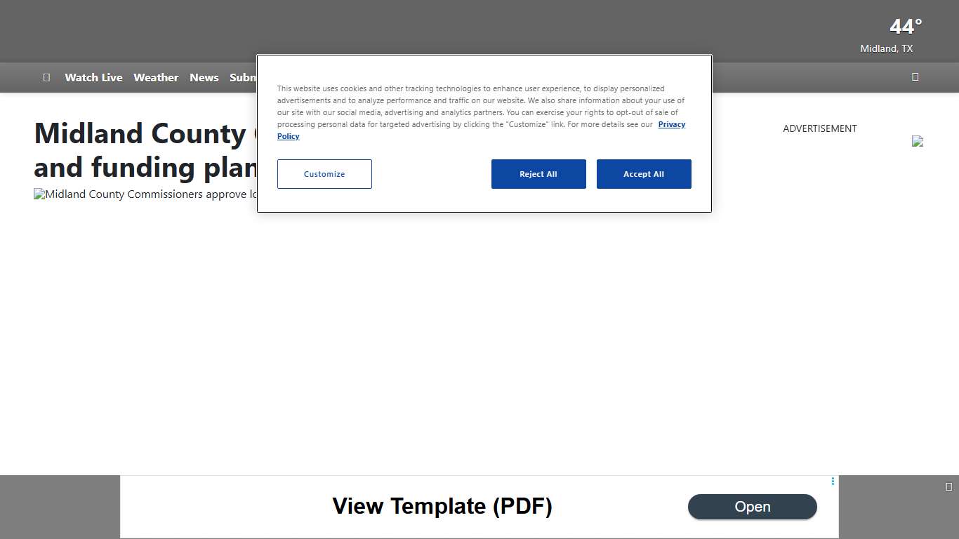 Midland County Commissioners approve location and funding plan on new county jail