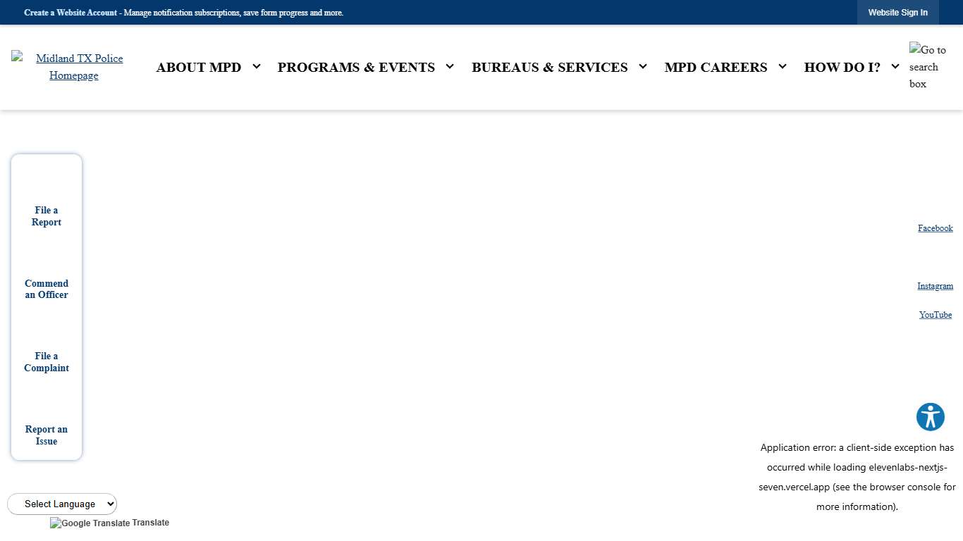 Police Department Midland, TX - Official Website